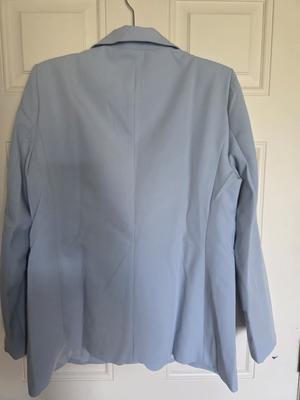 Women's Light Blue Single-Button Blazer - Picture 2 of 2